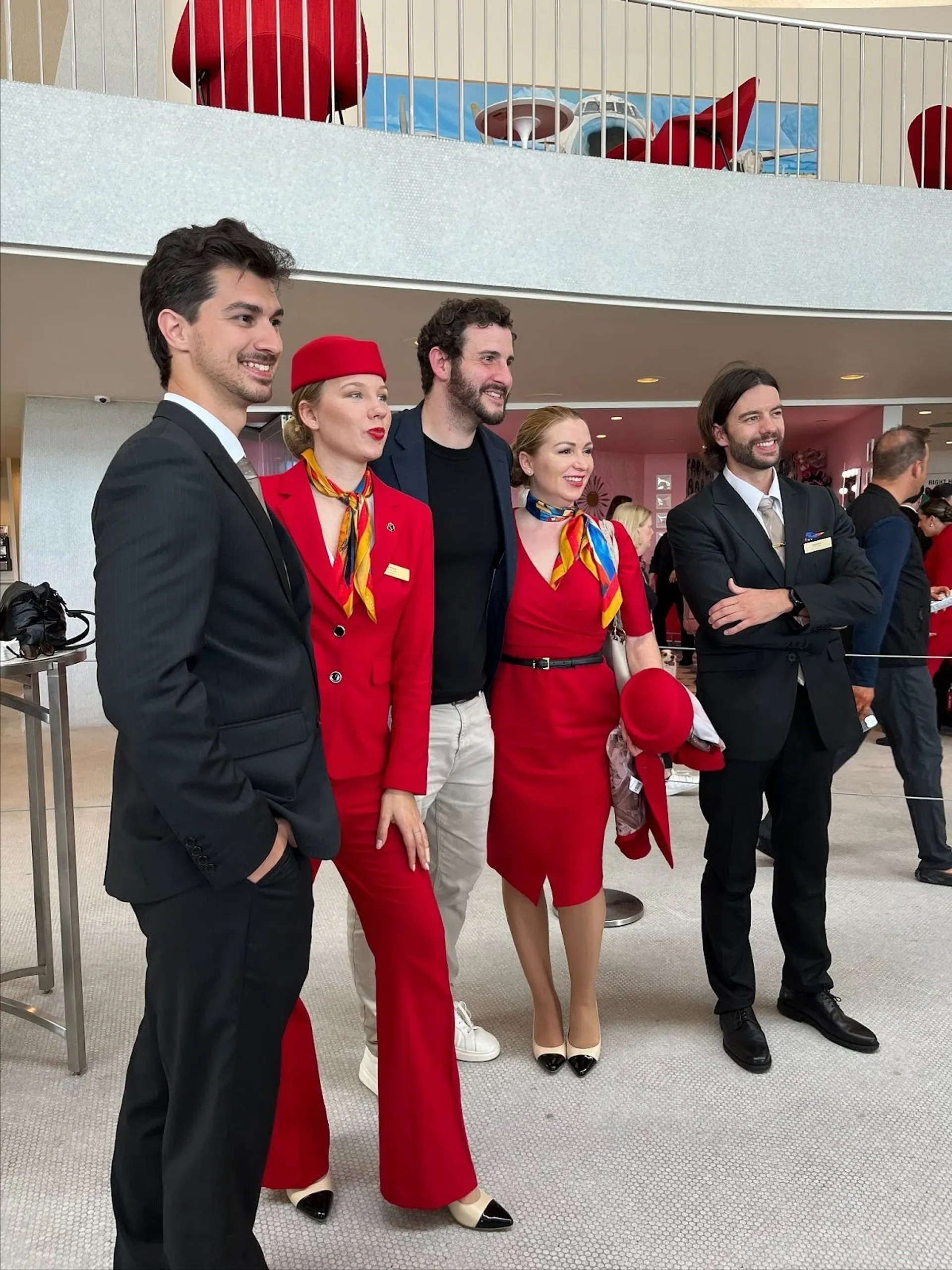 Global Airlines cabin crew & owner