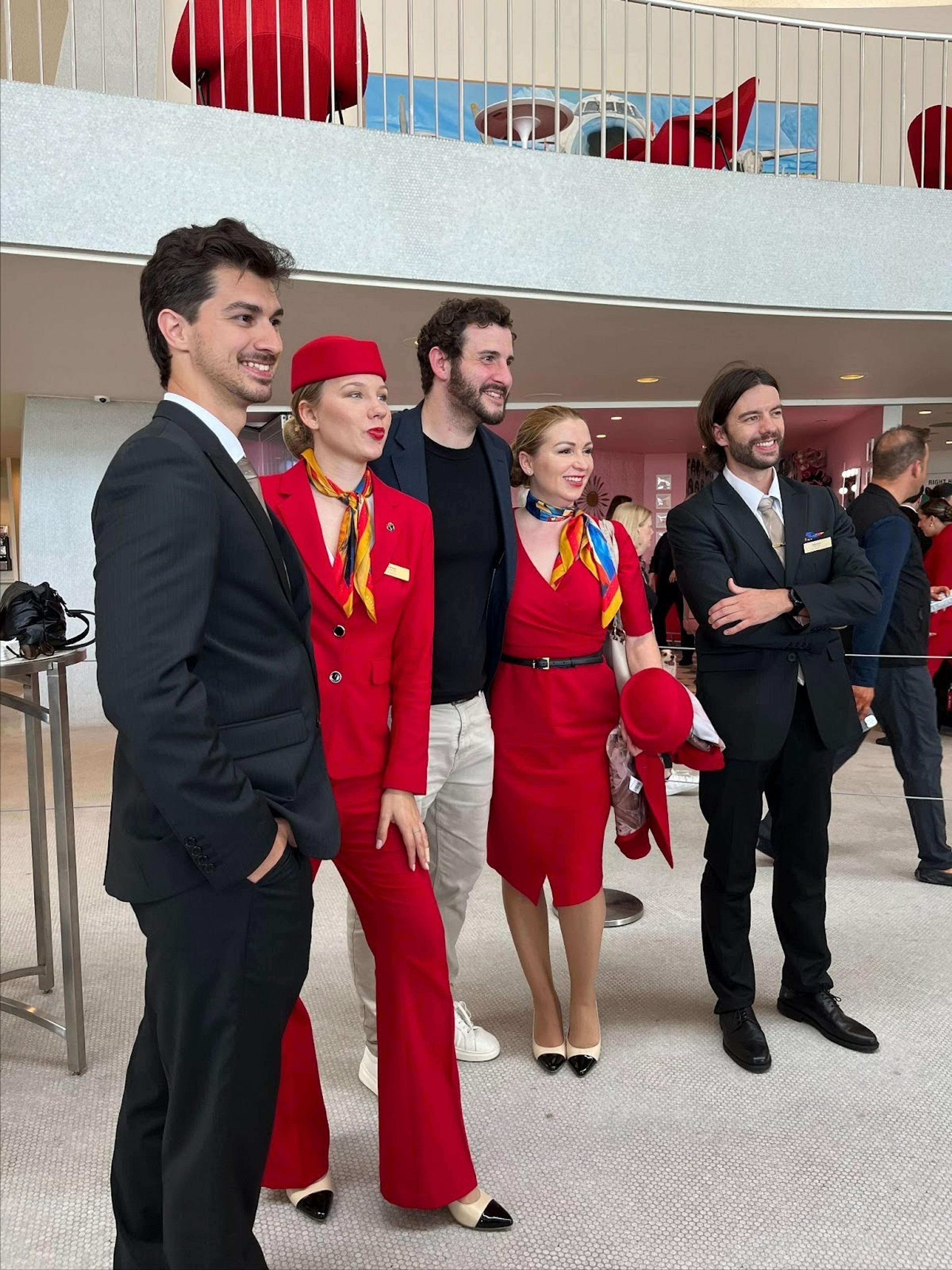 Global Airlines cabin crew & owner