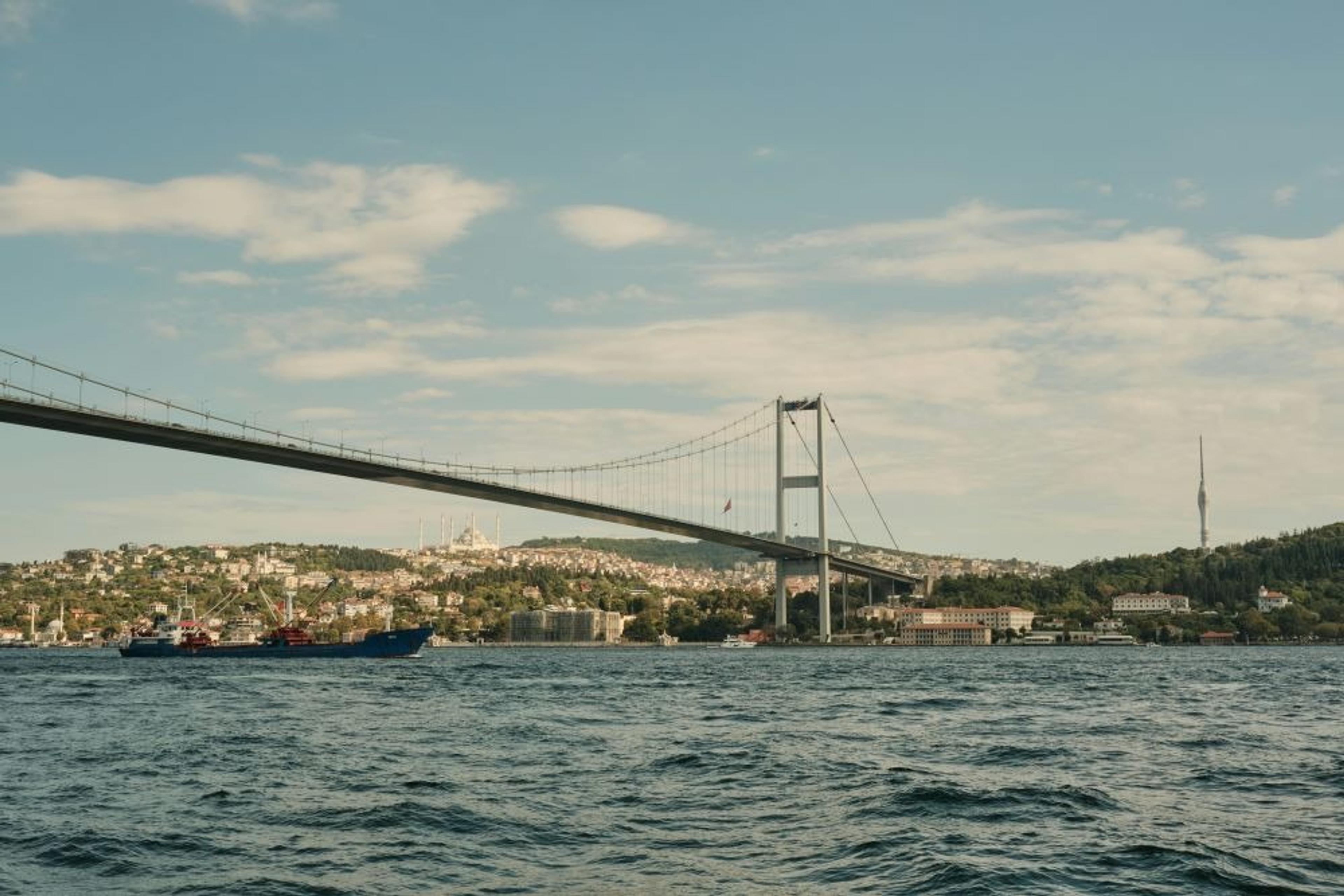 Bridge spanning the Bosphorus