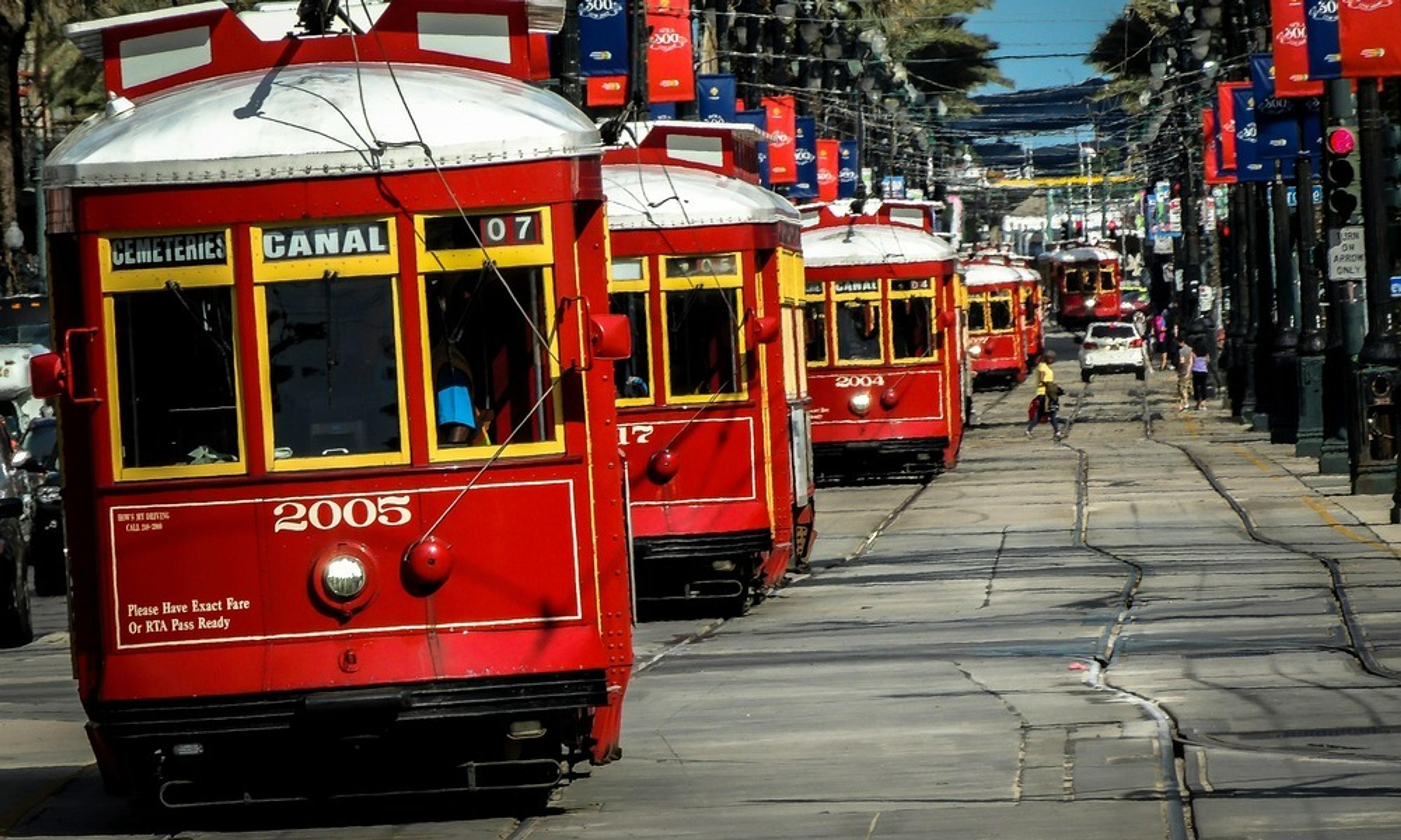 Streetcars on Canal Street