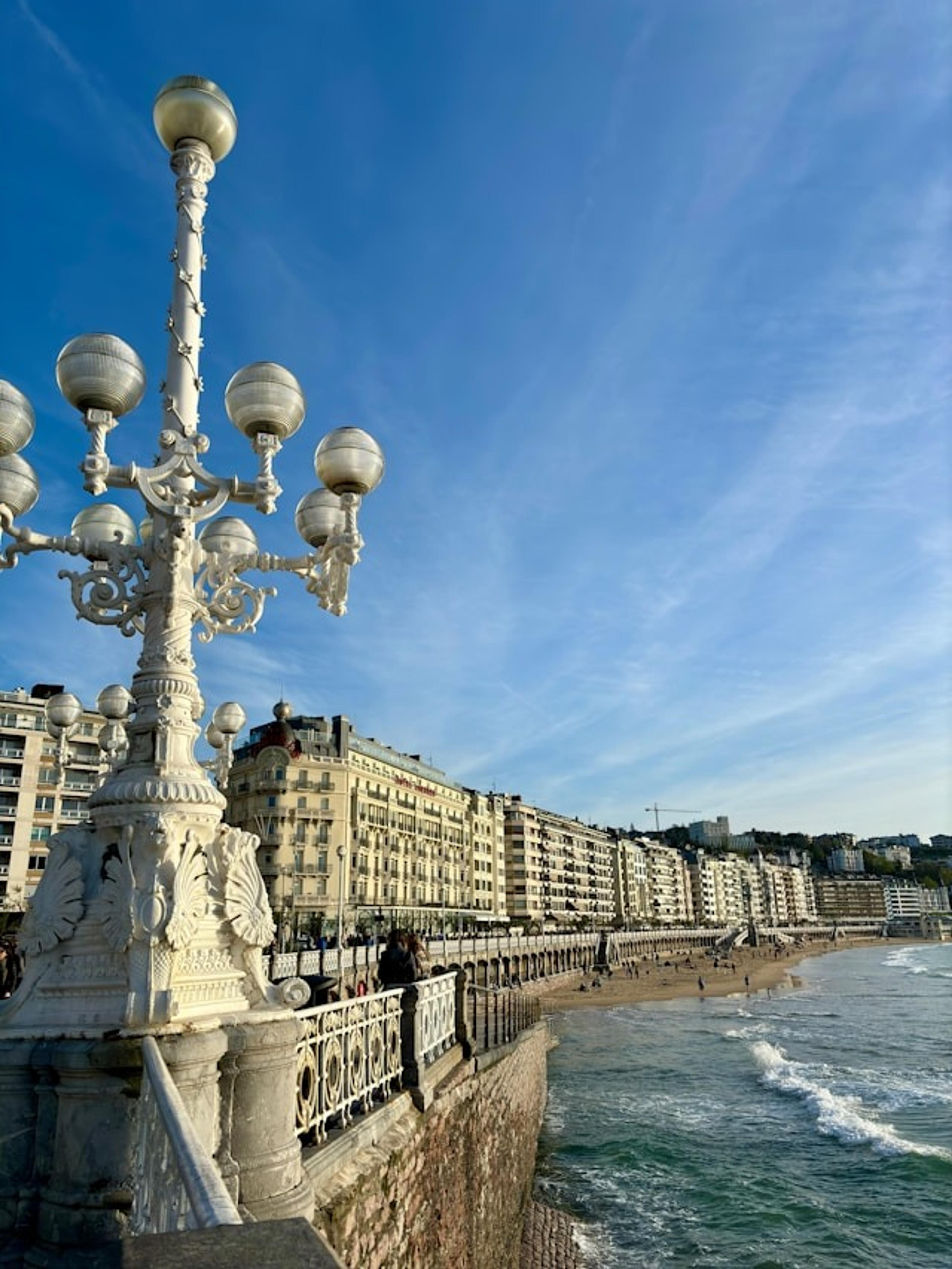 The bridge in San Sebastian, Spain. 