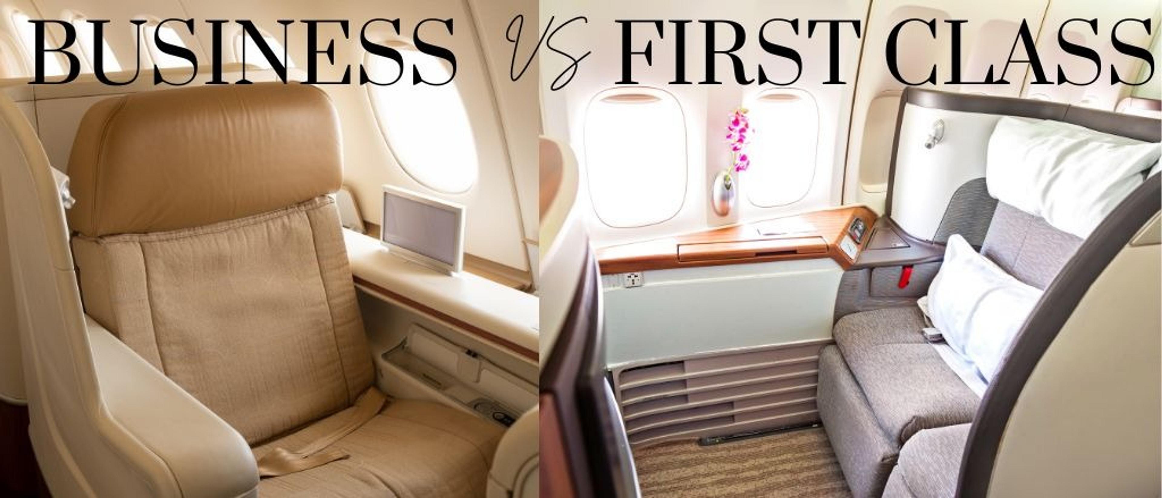 Business Class vs. First Class flights - which is the best value for money